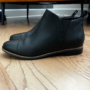 TOMS Women’s Reese Boot - Black Leather - Size 9